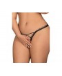 LOLITTE CROTCHLESS THONG BLACK