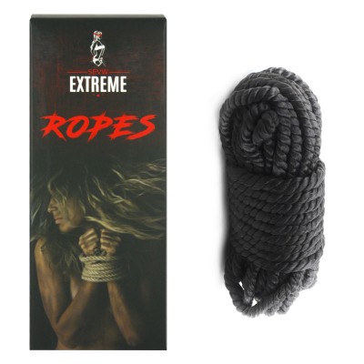 Bondage Silk Rope 5m - Black