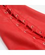 Leather Arm Binder Restraint - Red