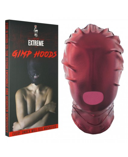 Full Mask with Mouth Hole - Red