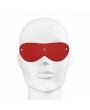 Faux Leather Blindfold - Red