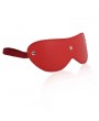 Faux Leather Blindfold - Red