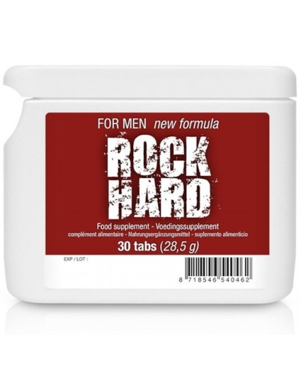 Rock Hard Potenciador para Hombre 30 Cápsulas Flatpack