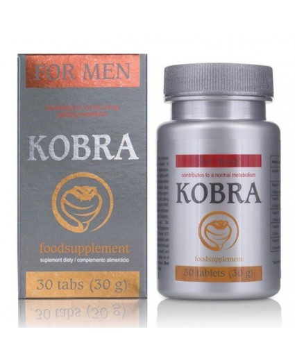Stimulant masculin Kobra 30 Tabs