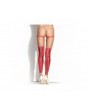Bas Footless ST 10 Rouge