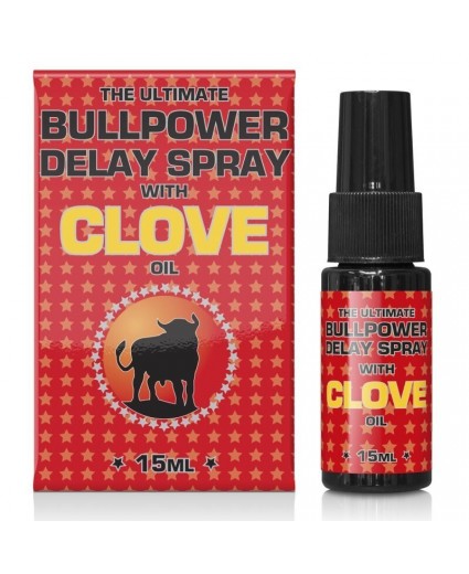 Spray Retardante para el Pene Bull Power Clove Delay 15ml