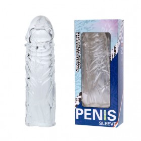 CLEAR CRYSTAL PENIS SLEEVE – SMOOTH