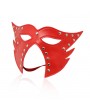 Masque en Cuir Catwoman - Rouge