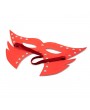 Máscara Cuero Catwoman - Roja