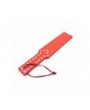 STUDDED FAUX LEATHER SPANKING PADDLE – RED