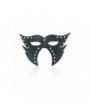 Máscara Cuero Catwoman - Negra
