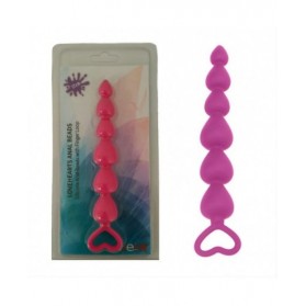 LOVEHEARTS ANAL BEADS - PINK