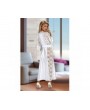 BOUQUET DRESSING GOWN WHITE