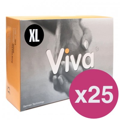 .VIVA CONDOMS XL - BOX OF 144 X 25
