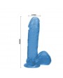STRONG AND BRAVE MAN BLUE DILDO – 20 CM
