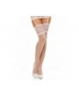 BAS ROMANCE STOCKINGS BLANCHES