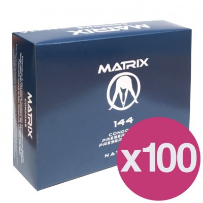 .PRESERVATIVOS MATRIX NATURAL - CAJA DE 144 X100