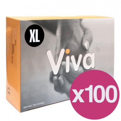 .PRÉSERVATIFS VIVA XL - BOÎTE DE 144 X100