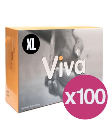 .PRÉSERVATIFS VIVA XL - BOÎTE DE 144 X100